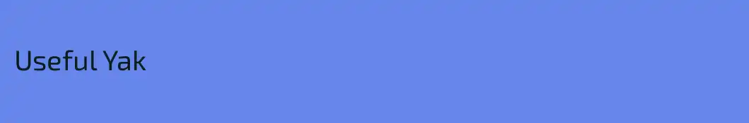 Useful Yak
